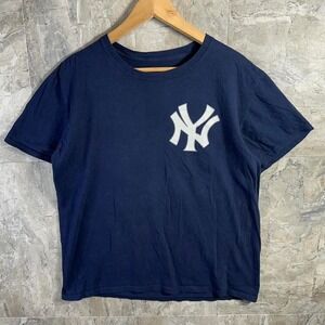 New York Yankees Majestic Chapman #54 blue jersey t shirt  Men's Large  Baseball